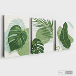 Cargar imagen en el visor de la galería, Tríptico Botánico Tropical