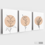 Cargar imagen en el visor de la galería, Tríptico Botánica Boho