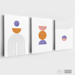 Cargar imagen en el visor de la galería, Tríptico Abstracto Proporción