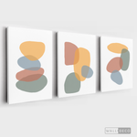 Cargar imagen en el visor de la galería, Tríptico Abstracto Nórdico Terracota (Set x 3)