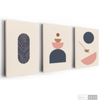 Cargar imagen en el visor de la galería, Tríptico Abstracto Armonía