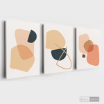 Cargar imagen en el visor de la galería, Tríptico Abstracto Nórdico Nude (Set x 3)