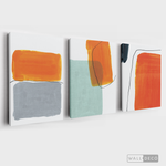 Cargar imagen en el visor de la galería, Tríptico Abstracto Energía