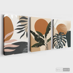 Cargar imagen en el visor de la galería, Tríptico Atardecer Tropical