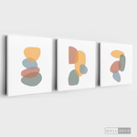 Cargar imagen en el visor de la galería, Tríptico Abstracto Nórdico Terracota (Set x 3)