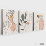 Cargar imagen en el visor de la galería, Tríptico Madame Line Art