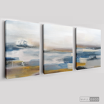 Cargar imagen en el visor de la galería, Tríptico Abstracto Horizonte