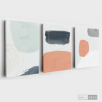 Cargar imagen en el visor de la galería, Tríptico Abstracto Conexión