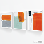 Cargar imagen en el visor de la galería, Tríptico Abstracto Energía