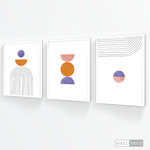 Cargar imagen en el visor de la galería, Tríptico Abstracto Proporción