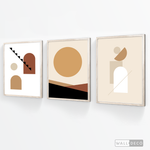 Cargar imagen en el visor de la galería, Tríptico Abstracto Equilibrio