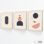 Cargar imagen en el visor de la galería, Tríptico Abstracto Armonía