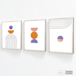 Cargar imagen en el visor de la galería, Tríptico Abstracto Proporción