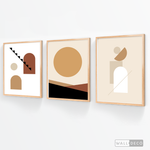 Cargar imagen en el visor de la galería, Tríptico Abstracto Equilibrio