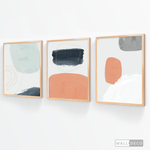 Cargar imagen en el visor de la galería, Tríptico Abstracto Conexión