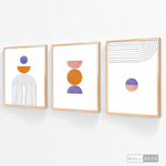 Cargar imagen en el visor de la galería, Tríptico Abstracto Proporción