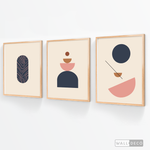 Cargar imagen en el visor de la galería, Tríptico Abstracto Armonía