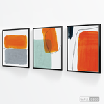 Cargar imagen en el visor de la galería, Tríptico Abstracto Energía