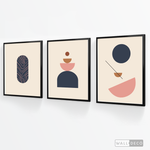 Cargar imagen en el visor de la galería, Tríptico Abstracto Armonía