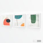 Cargar imagen en el visor de la galería, Tríptico Abstracto Nórdico Trazos