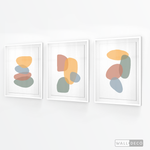 Cargar imagen en el visor de la galería, Tríptico Abstracto Nórdico Terracota (Set x 3)
