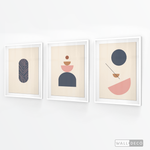 Cargar imagen en el visor de la galería, Tríptico Abstracto Armonía