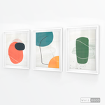 Cargar imagen en el visor de la galería, Tríptico Abstracto Nórdico Trazos