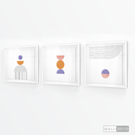 Cargar imagen en el visor de la galería, Tríptico Abstracto Proporción