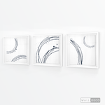 Cargar imagen en el visor de la galería, Tríptico Abstracto Aros