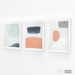 Cargar imagen en el visor de la galería, Tríptico Abstracto Conexión