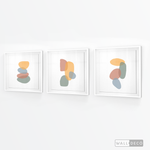 Cargar imagen en el visor de la galería, Tríptico Abstracto Nórdico Terracota (Set x 3)