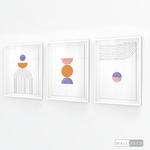 Cargar imagen en el visor de la galería, Tríptico Abstracto Proporción