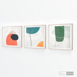 Cargar imagen en el visor de la galería, Tríptico Abstracto Nórdico Trazos