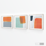 Cargar imagen en el visor de la galería, Tríptico Abstracto Energía