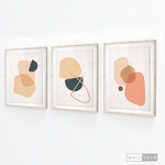 Cargar imagen en el visor de la galería, Tríptico Abstracto Nórdico Nude (Set x 3)