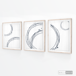 Cargar imagen en el visor de la galería, Tríptico Abstracto Aros