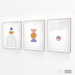 Cargar imagen en el visor de la galería, Tríptico Abstracto Proporción