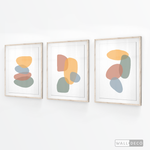 Cargar imagen en el visor de la galería, Tríptico Abstracto Nórdico Terracota (Set x 3)