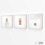 Cargar imagen en el visor de la galería, Tríptico Abstracto Proporción