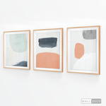 Cargar imagen en el visor de la galería, Tríptico Abstracto Conexión