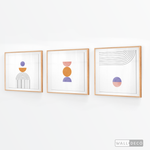 Cargar imagen en el visor de la galería, Tríptico Abstracto Proporción