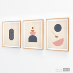 Cargar imagen en el visor de la galería, Tríptico Abstracto Armonía