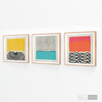 Cargar imagen en el visor de la galería, Tríptico Abstracto Colores