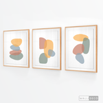 Cargar imagen en el visor de la galería, Tríptico Abstracto Nórdico Terracota (Set x 3)