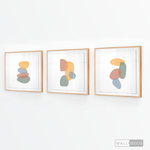 Cargar imagen en el visor de la galería, Tríptico Abstracto Nórdico Terracota (Set x 3)