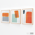 Cargar imagen en el visor de la galería, Tríptico Abstracto Energía