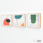 Cargar imagen en el visor de la galería, Tríptico Abstracto Nórdico Trazos