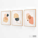 Cargar imagen en el visor de la galería, Tríptico Abstracto Nórdico Nude (Set x 3)