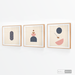 Cargar imagen en el visor de la galería, Tríptico Abstracto Armonía