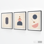 Cargar imagen en el visor de la galería, Tríptico Abstracto Armonía